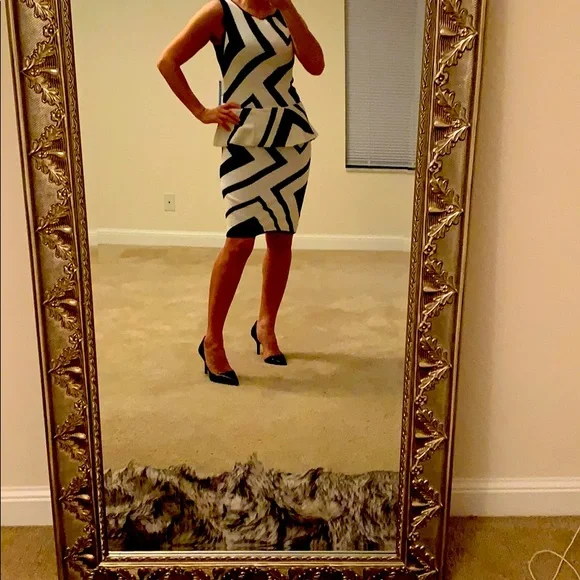 Alice+Olivia Black and white dress size S